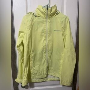 Columbia Light Yellow Outdoor Jacket
